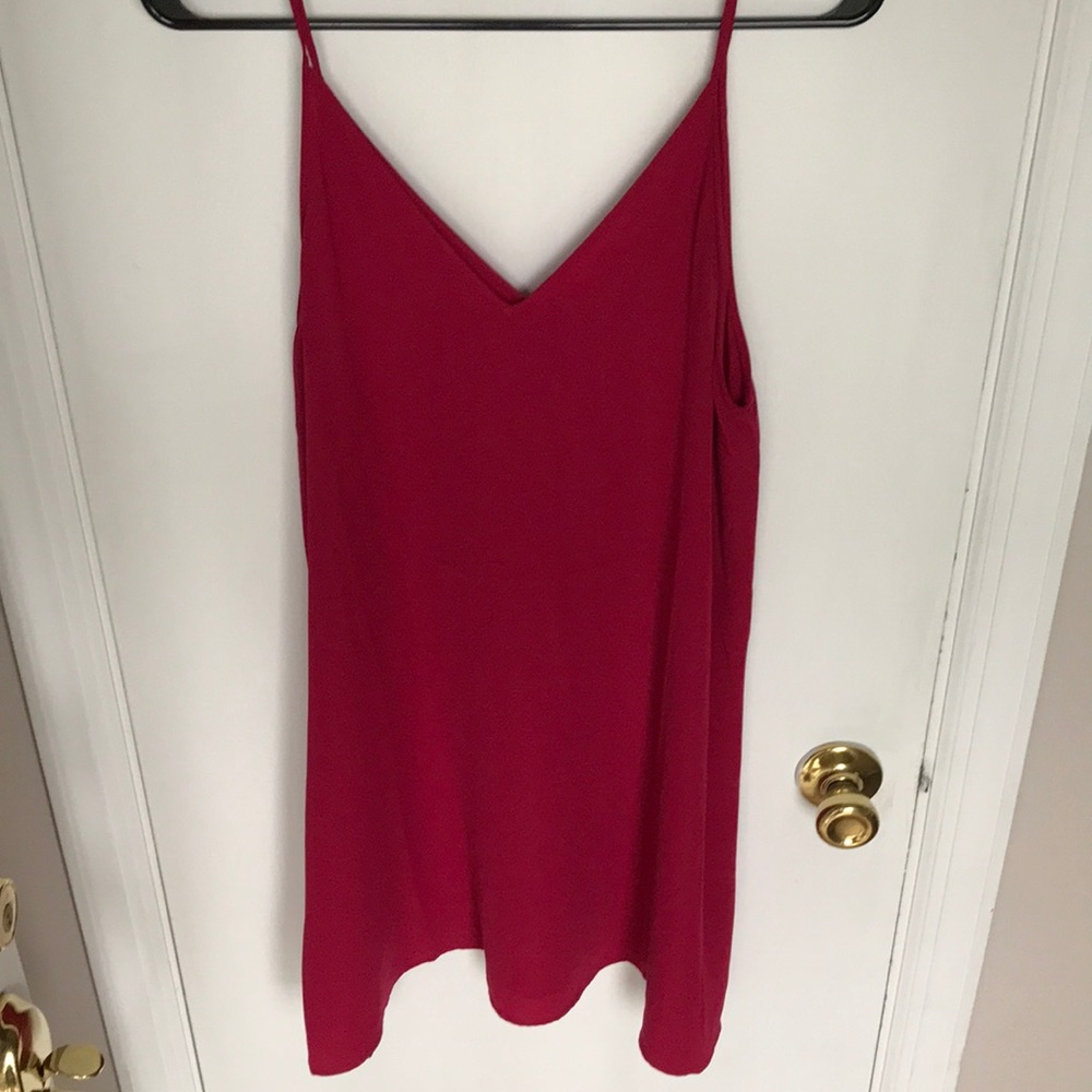 Lush deep fuschia dress